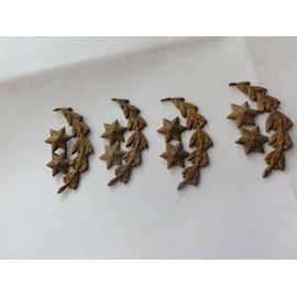 4 Insigne Belge Officier Ancien