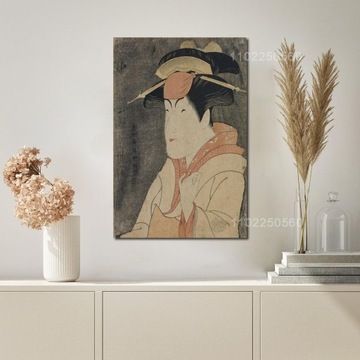 Affiche de dcoration en toile Sharaku toshusai,mpression m...