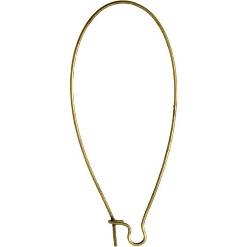 Boucles D'oreille Filaire Longue Bronze La Paire