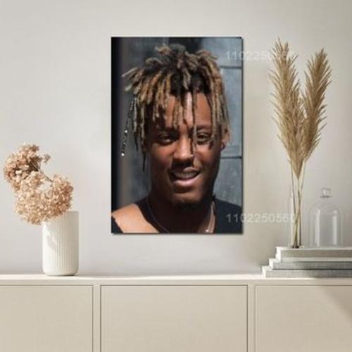 Affiche sur toile Juice Wrld Legends Never Dies,mpression murale Poster pour salon chambre ¿¿ coucher d¿¿cor sans cadre(100*150cm)