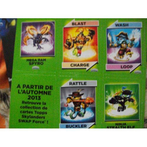 Lot De 5 Cartes Skylanders Swap Force