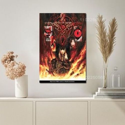 Affiche en toile Manga requiem du roi rose p,mpression murale Poster pour salon chambre ¿¿ coucher d¿¿cor sans cadre(100*150cm)