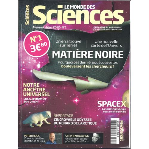 Le Monde Des Sciences 1  - Matiere Noire