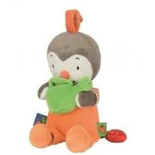 Peluche Musicale T'choupi Et Doudou Salopette Orange Arrosoir Vert Jouet Eveil Musical Boite A Musique Tchoupi Pingouin Gris Blanc Fraise Citrouille Carotte Cadeau Bebe Naissance Enfant Mixte
