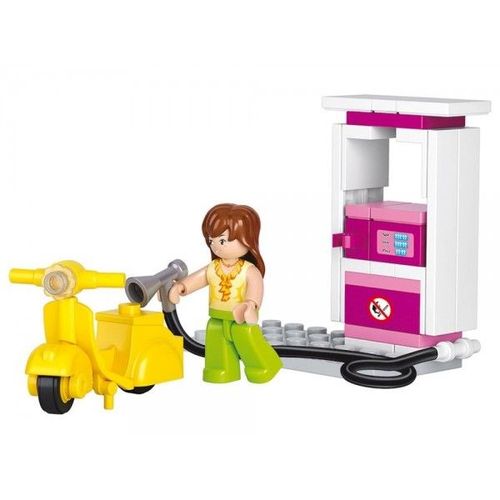 Jeu De Construction - Nouvelle Serie Girl'dream - Station Essence