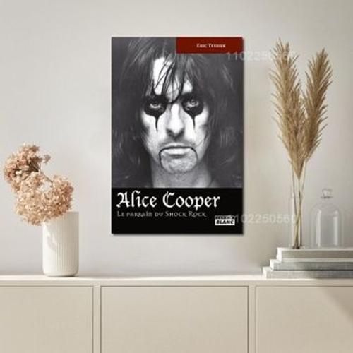Alice Cooper classique Rock Star B toile affiche,mpression murale Poster pour salon chambre ¿¿ coucher d¿¿cor sans cadre(70*90cm)
