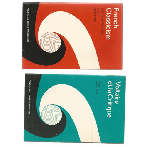 Lot De 2 Livres : Voltaire Et La Critique Par Jean Sareil Et French Classicism Par Jules Brody/Prentice-Hall Confrontations Series