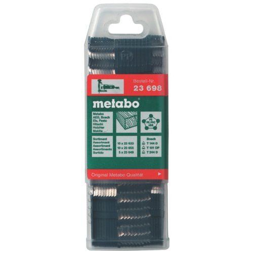 Assortiment 4 de lames de scies sauteuses, bois, 25 pièces Metabo - 623698000