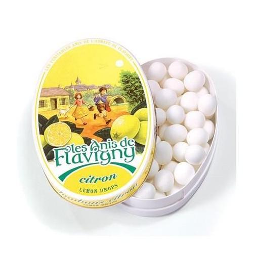 Boite 50g Citron - Bonbon Anis - Anis De Flavigny