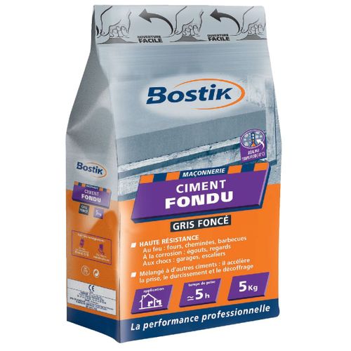 Ciment fondu Bostik - Sac 5 Kg