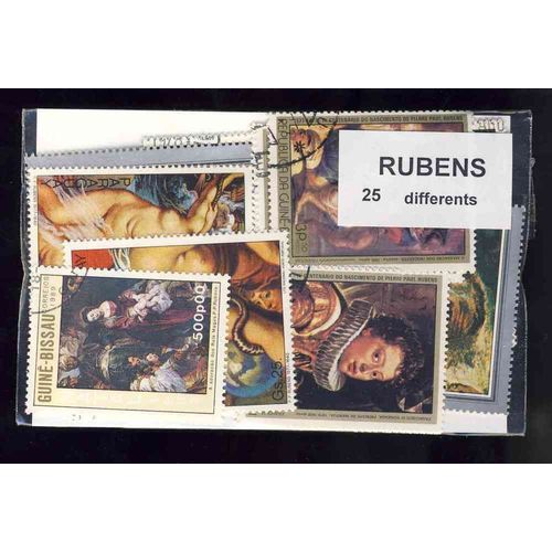 Rubens - 25 Timbres Differents Obliteres