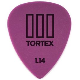 12 Mediators Dunlop Tortex Pitch Black 1.14 Mm - 488p114