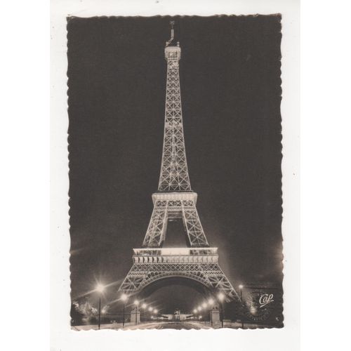 Carte Postale Tour Eiffel  Illuminee Paris 