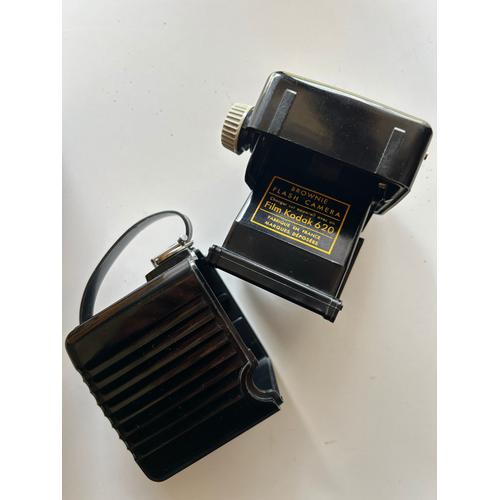 Kodak Brownie Flash camera et boite d'origine (6x6 bobine 620 - 1950-1960)