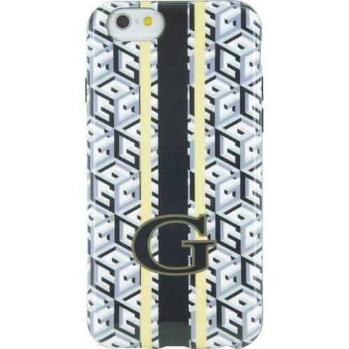 Coque Semi-Rigide Guess Imprimé Cubique Noir Et Blanc Pour Iphone 6 Et Iphone 6s