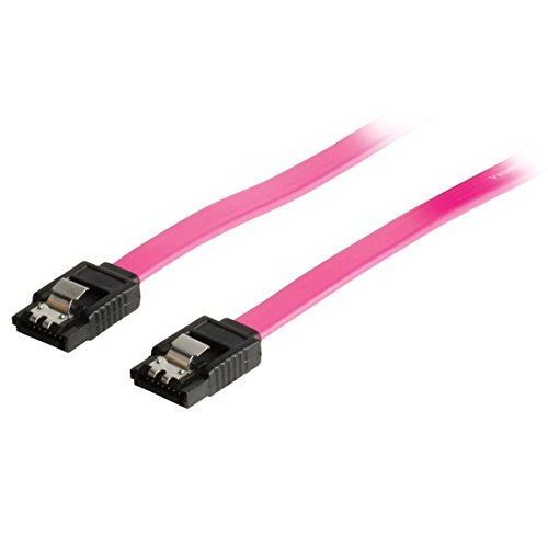 Valueline - Câble SATA - Serial ATA 150/300 - SATA (F) pour SATA (F) - 1 m - verrouillé - rouge