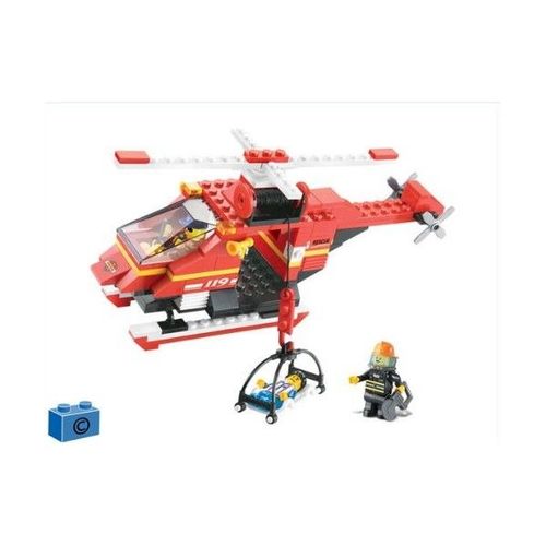Sluban Europe Jeu De Construction - Serie Pompiers - Helicoptere De Secours