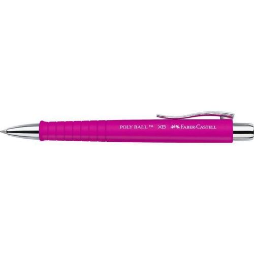 Faber - Castell Stylo Bille Poly Ball Xb Rose