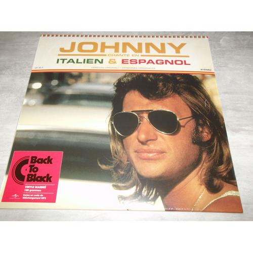 Johnny Hallyday Espagnol Et Italien Vinyle-