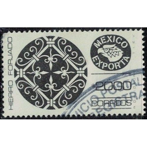 Mexique 1989 Oblitéré Used Exportation Hierro Forjado Fer Forgé Su
