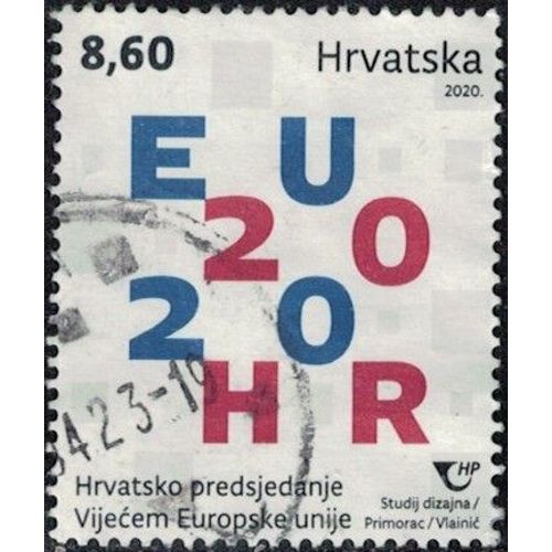 Croatie 2020 Oblitéré Used Présidence De L'union Européenne 2020 Y&t Hr 1322 Su