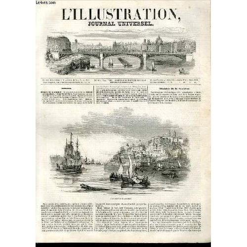 L'illustration Journal Universel N° 194 - Histoire De La Semtlne* Vue De La Ville De Lisbonne. ¿ Chronique Musicale. ¿ Courrier De Paris. Poses Plastiques. Le Meurtre D¿Abel; La Mort D¿Abel; ...