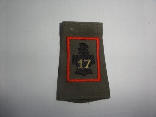 1 Fourreau D'épaule Passant 17 Iéme Régiment Du Génie