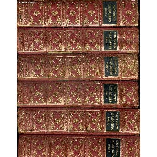 Memoires Complets Et Authentiques De Louis De Saint Simon Duc Et Pair De France.  - En 22 Volumes / 20 Tomes + 2 Volumes. Tomes 1 A 20 + Parallele Des Trois Rois Et Pieces Diverses. -  Sur ...