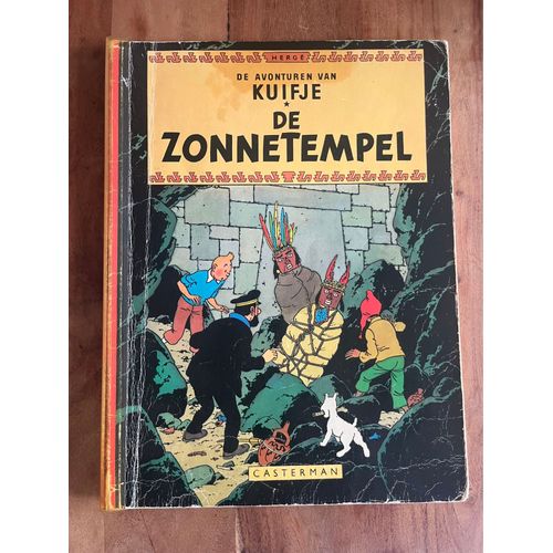 Kuifje De Zonnetempel Tintin Nl B42 - 1973