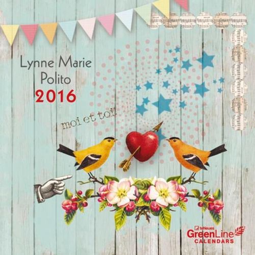 Calendrier 2016 - Green Line - Lyne Marie Polito - 17,5x17,5cm