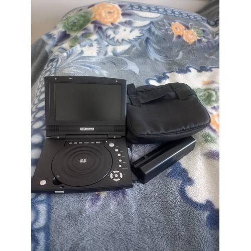 Lecteur DVD portable trans-continents avec sacoche et batterie