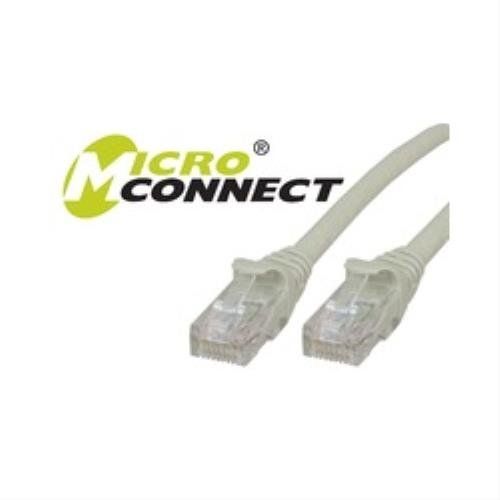 MicroConnect - Câble réseau - RJ-45 (M) pour RJ-45 (M) - 1 m - UTP - CAT 5e - démarré, sans crochet, bloqué - gris