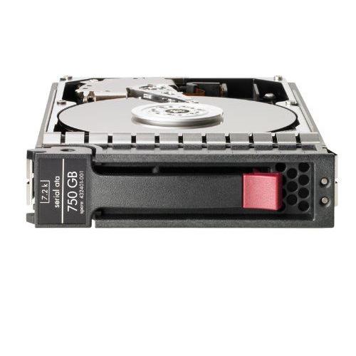 HPE - Disque dur - 750 Go - échangeable à chaud - 3.5" LFF - SATA 3Gb/s - 7200 tours/min