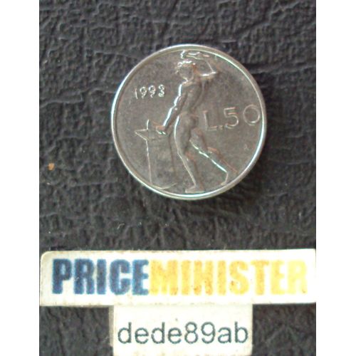 Italie.. Pièce De 50 L. De 1993 .Républica Italiana . 