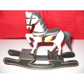 cheval a bascule en bois pas cher