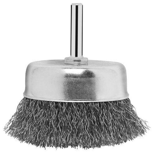 Brosse boisseau Ø 75 x LA TIGE 6mm