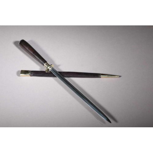 Stylet Corse Manche En Ébène.