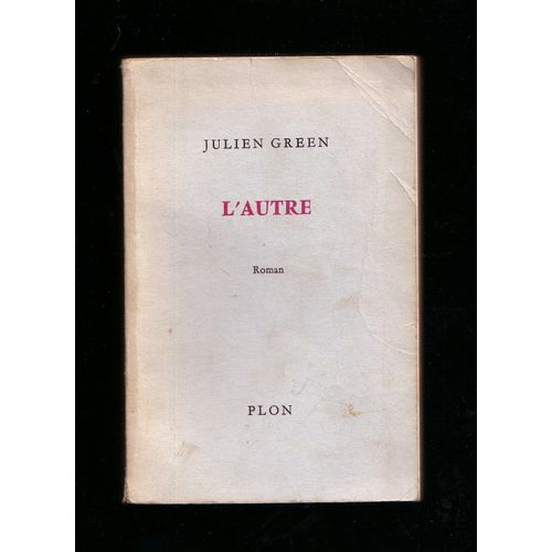 L'autre. Roman.
