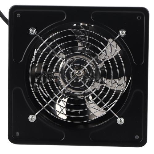 Ventilateur d'extraction mural 190mm, 40W, 220V, faible bruit, pour la maison, la salle de bain, la cuisine, le Garage, Ventilation (noir)