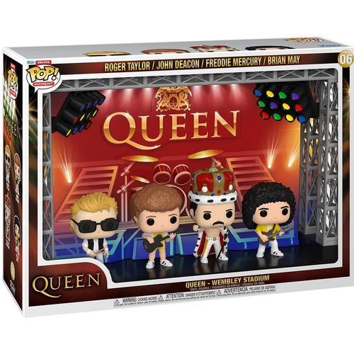 Queen - Pack 4 Figurines Pop! Deluxe Wembley Stadium