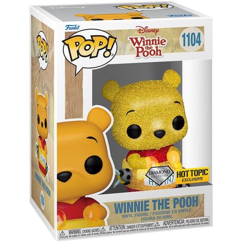 Figurine Funko Pop - Winnie L'ourson [Disney] N°1104 - Winnie L'ourson Dans Le Pot De Miel - Diamant (76873)