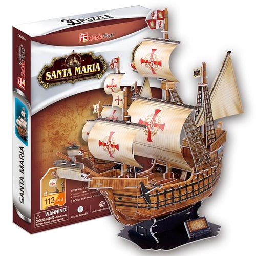 Puzzle 113 Pièces Puzzle 3d - Santa Maria (Difficulté 4/8)