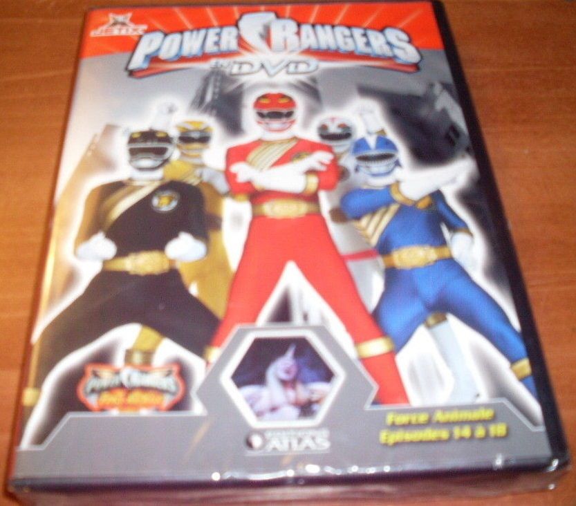 Power Rangers Force Animale 5 Dvd Différents Vol 38 / 40 / 41 / 42 / 43 .