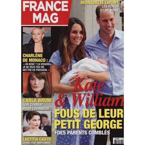 France Mag / 08-2013 N°1 : Sophie Marceau 2p) Laetitia Casta 2p) Louise Bourgoin 2p) Halle Berry 2p)