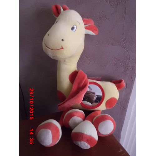 Doudou Girafe Grelot Sucre D'orge