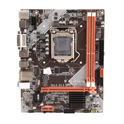 Yagri Carte Mre de Jeu, Carte Mre de Bureau pour Disque Dur Intel B75 M.2, Haute Vitesse Carte Mere LGA 1155 DDR3 USB3.0 SATA3, Carte Mre MATX Ordinateur 1155 Broches, Double Mode NVME NGFF