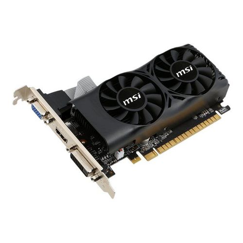 MSI N750TI-2GD5TLP - Carte graphique - GF GTX 750 Ti - 2 Go GDDR5 - PCIe 3.0 x16 profil bas - DVI, D-Sub, HDMI