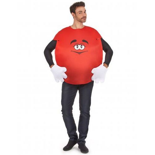 Déguisement Bonbon Rouge Adulte, Taille Unique