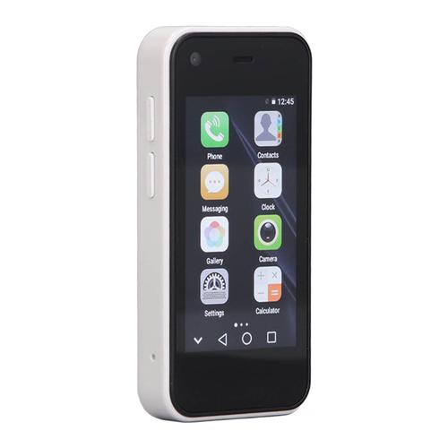 Yagri Mini Smartphone, Petit Tlphone Enfant, 3G 2.5in WiFi GPS 1GB RAM 8GB ROM 5MP Quad Core Dual SIM, Tiny Phone Dbloqu pour Tlphone Portable Android (Perle Blanche)