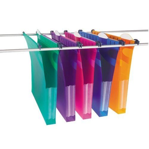 Rexel Multifile Extra Dossiers Suspendus, Ministre, 300 Feuilles, Lot De 10 (Assortis)